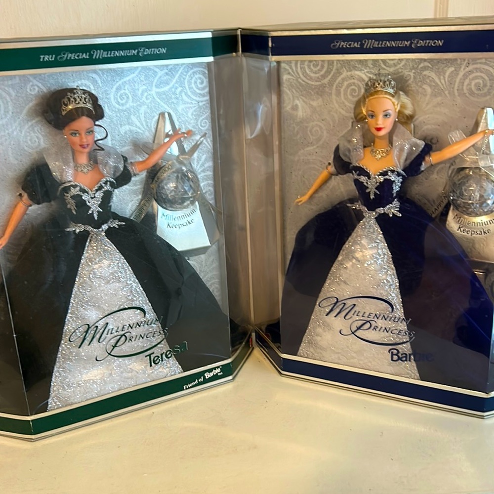 Y2K Millennium Princess Barbie and Teresa